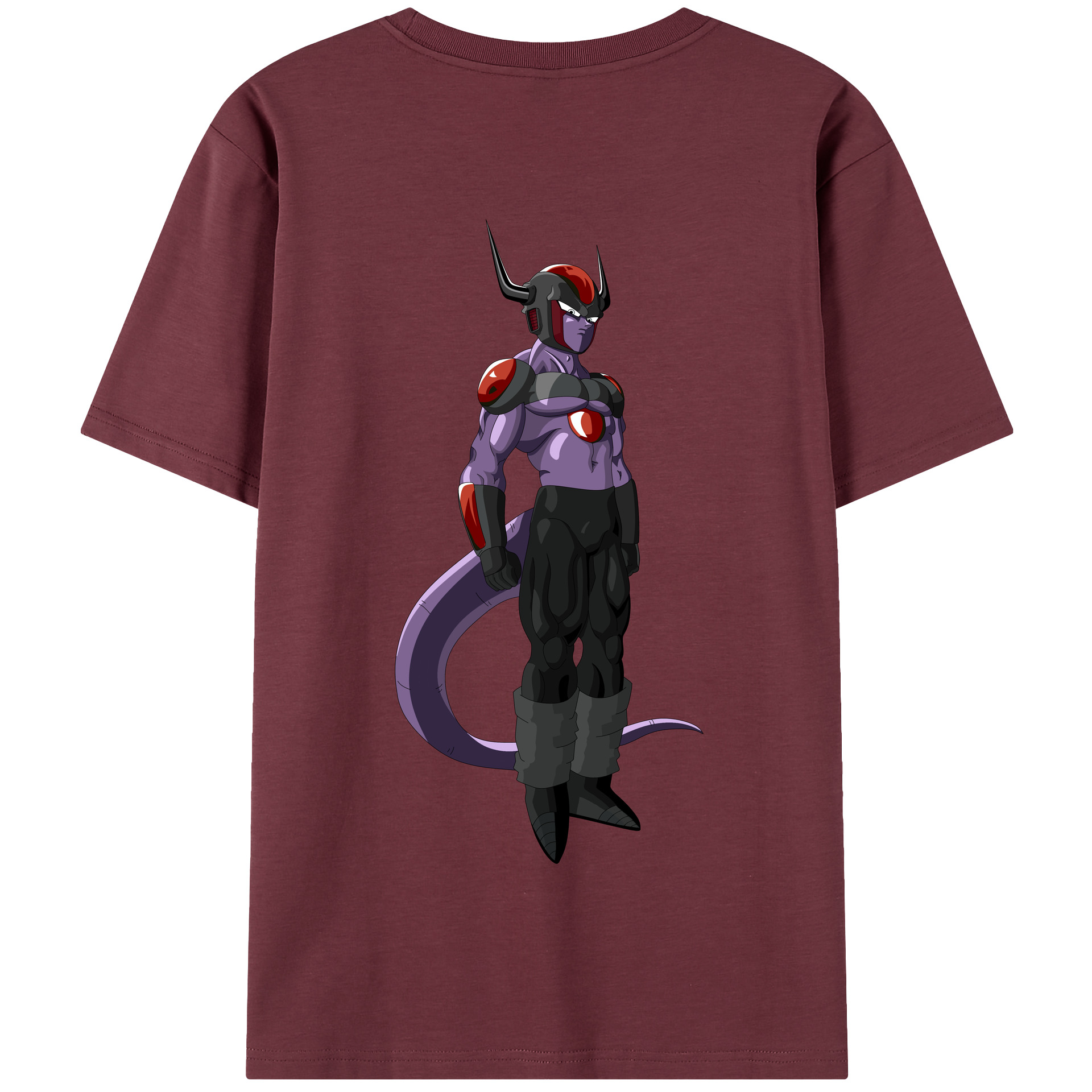 （画像用） ドラゴンボール フリーザ DRAGON BALL Frieza 綿100％半袖Tシャツ（背面プリント）